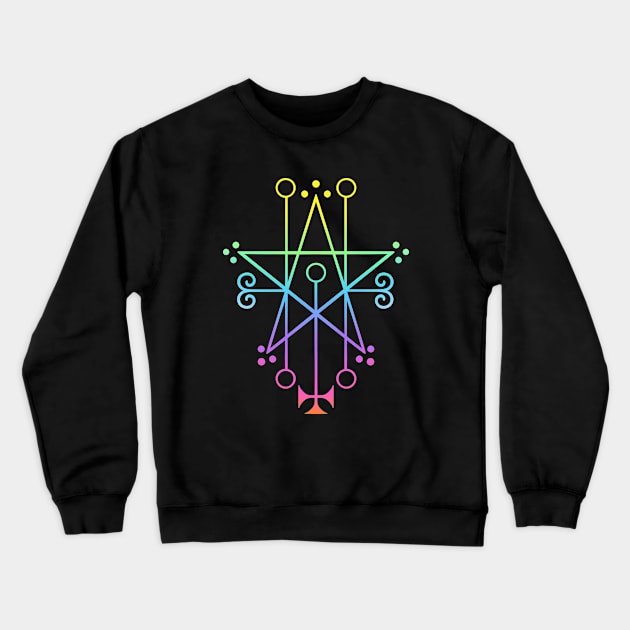 Sigil of Astaroth Crewneck Sweatshirt by OccultOmaStore